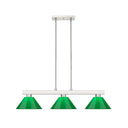 Z-Lite Cobalt 14" 3 Light Billiard - 152-BILL-PSHADE 1