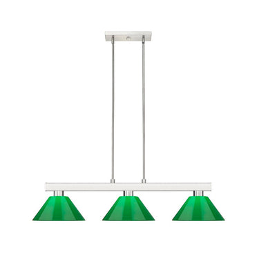 Z-Lite Cobalt 14" 3 Light Billiard - 152-BILL-PSHADE 1