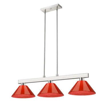 Z-Lite Cobalt 14" 3 Light Billiard - 152-BILL-PSHADE 6