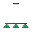 Z-Lite Cobalt 3 Light Billiard - 152-BILL-PSHADE 1
