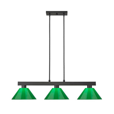 Z-Lite Cobalt 3 Light Billiard - 152-BILL-PSHADE 1