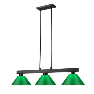Z-Lite Cobalt 3 Light Billiard - 152-BILL-PSHADE 2