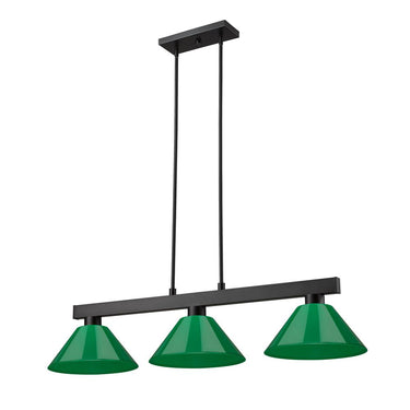 Z-Lite Cobalt 3 Light Billiard - 152-BILL-PSHADE 4