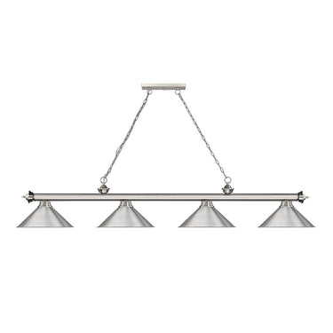 Z-Lite Cordon 15" Four Light Billiard - 2306-4-BILL-M15SHADE 18