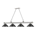 Z-Lite Cordon 15" Four Light Billiard - 2306-4-BILL-M15SHADE 26