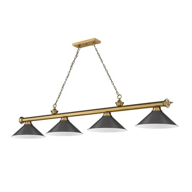 Z-Lite Cordon 15" Four Light Billiard - 2306-4-BILL-M15SHADE 1