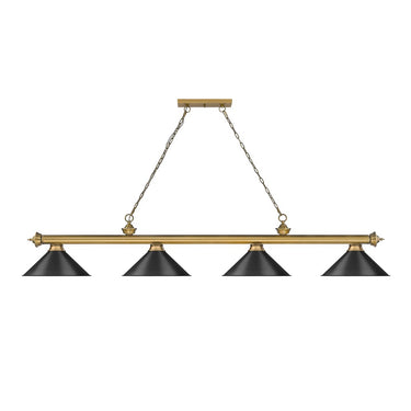 Z-Lite Cordon 15" Four Light Billiard - 2306-4-BILL-M15SHADE 6