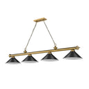 Z-Lite Cordon 15" Four Light Billiard - 2306-4-BILL-M15SHADE 9