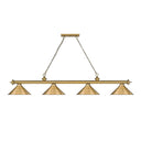 Z-Lite Cordon 15" Four Light Billiard - 2306-4-BILL-M15SHADE 12