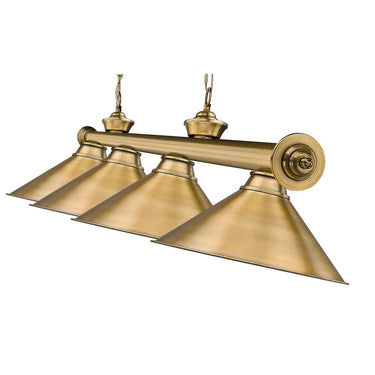 Z-Lite Cordon 15" Four Light Billiard - 2306-4-BILL-M15SHADE 14
