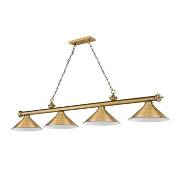 Z-Lite Cordon 15" Four Light Billiard - 2306-4-BILL-M15SHADE 15
