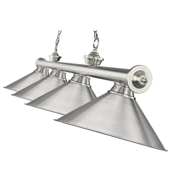Z-Lite Cordon 15" Four Light Billiard - 2306-4-BILL-M15SHADE 20