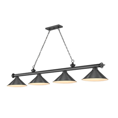 Z-Lite Cordon 15" Four Light Billiard - 2306-4-BILL-M15SHADE 45