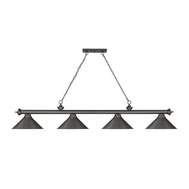 Z-Lite Cordon 15" Four Light Billiard - 2306-4-BILL-M15SHADE 53