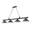 Z-Lite Cordon 15" Four Light Billiard - 2306-4-BILL-M15SHADE 56