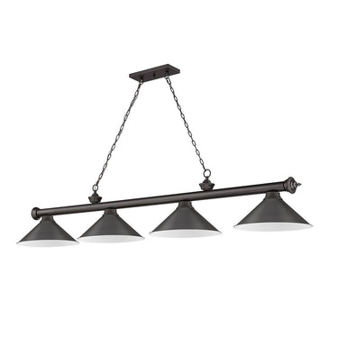 Z-Lite Cordon 15" Four Light Billiard - 2306-4-BILL-M15SHADE 56