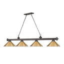 Z-Lite Cordon 15" Four Light Billiard - 2306-4-BILL-M15SHADE 61