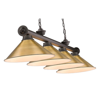 Z-Lite Cordon 15" Four Light Billiard - 2306-4-BILL-M15SHADE 62