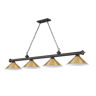 Z-Lite Cordon 15" Four Light Billiard - 2306-4-BILL-M15SHADE 63