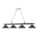 Z-Lite Cordon 15" Four Light Billiard - 2306-4-BILL-M15SHADE 75