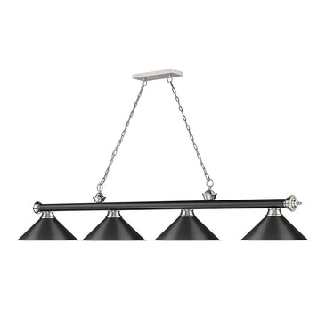 Z-Lite Cordon 15" Four Light Billiard - 2306-4-BILL-M15SHADE 75