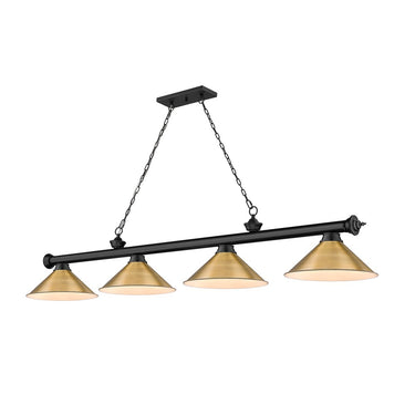 Z-Lite Cordon 15" Four Light Billiard - 2306-4-BILL-M15SHADE 80