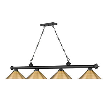 Z-Lite Cordon 15" Four Light Billiard - 2306-4-BILL-M15SHADE 82