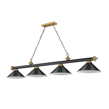 Z-Lite Cordon 15" Four Light Billiard - 2306-4-BILL-M15SHADE 90