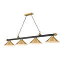 Z-Lite Cordon 15" Four Light Billiard - 2306-4-BILL-M15SHADE 93