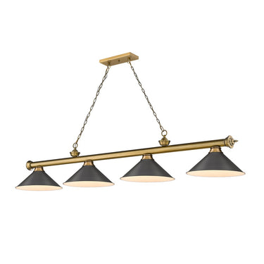 Z-Lite Cordon 15" Four Light Billiard - 2306-4-BILL-M15SHADE 100
