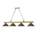 Z-Lite Cordon 15" Four Light Billiard - 2306-4-BILL-M15SHADE 103