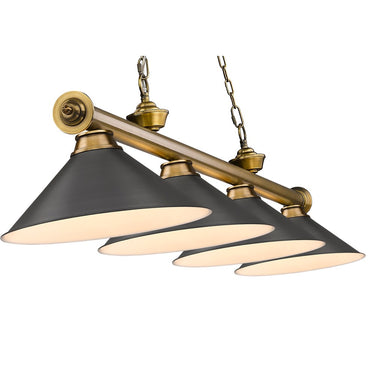 Z-Lite Cordon 15" Four Light Billiard - 2306-4-BILL-M15SHADE 104