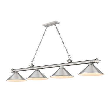 Z-Lite Cordon 15" Four Light Billiard - 2306-4-BILL-M15SHADE 