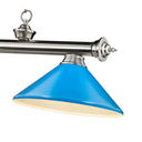 Z-Lite Cordon 16" Three Light Billiard in Brushed Nickel Finish 3