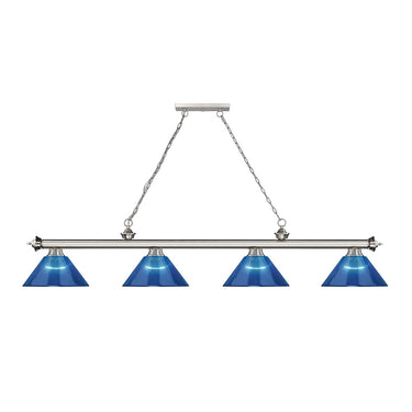 Z-Lite Cordon Four Light Billiard - 2306-4-BILL-ARCSHADE 1