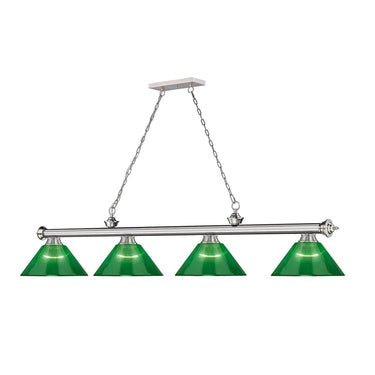 Z-Lite Cordon Four Light Billiard - 2306-4-BILL-ARCSHADE 10