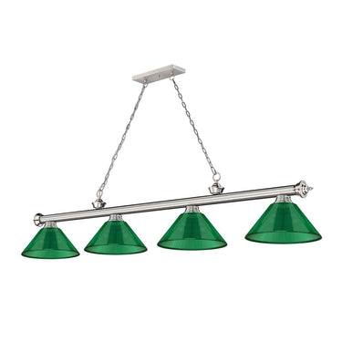 Z-Lite Cordon Four Light Billiard - 2306-4-BILL-ARCSHADE 12