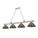 Z-Lite Cordon Four Light Billiard - 2306-4-BILL-ARCSHADE 15