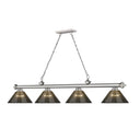 Z-Lite Cordon Four Light Billiard - 2306-4-BILL-ARCSHADE 17