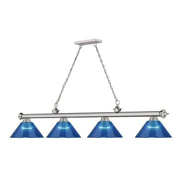 Z-Lite Cordon Four Light Billiard - 2306-4-BILL-ARCSHADE 2