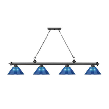 Z-Lite Cordon Four Light Billiard - 2306-4-BILL-ARCSHADE 22
