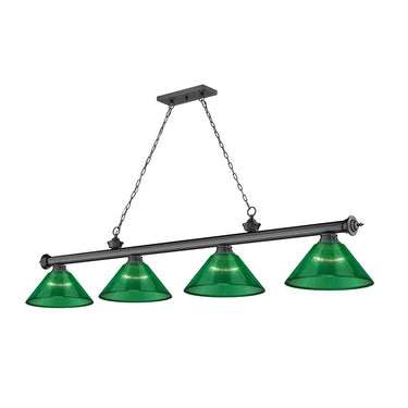 Z-Lite Cordon Four Light Billiard - 2306-4-BILL-ARCSHADE 28