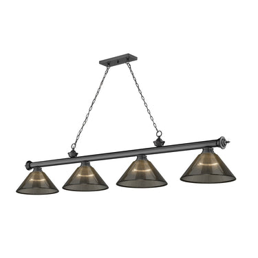 Z-Lite Cordon Four Light Billiard - 2306-4-BILL-ARCSHADE 32