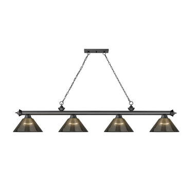 Z-Lite Cordon Four Light Billiard - 2306-4-BILL-ARCSHADE 33