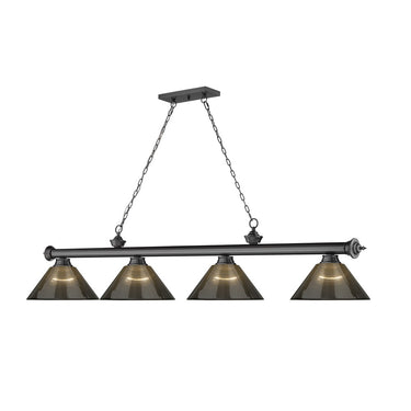 Z-Lite Cordon Four Light Billiard - 2306-4-BILL-ARCSHADE 34