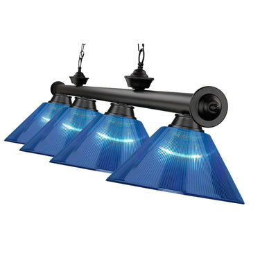 Z-Lite Cordon Four Light Billiard - 2306-4-BILL-ARCSHADE 40