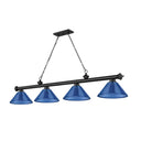 Z-Lite Cordon Four Light Billiard - 2306-4-BILL-ARCSHADE 41