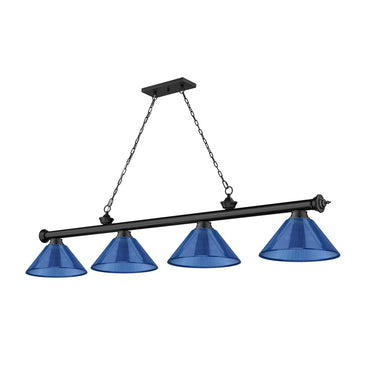 Z-Lite Cordon Four Light Billiard - 2306-4-BILL-ARCSHADE 41