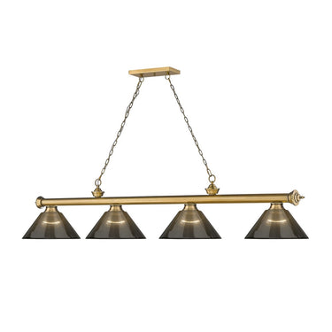 Z-Lite Cordon Four Light Billiard - 2306-4-BILL-ARCSHADE 72