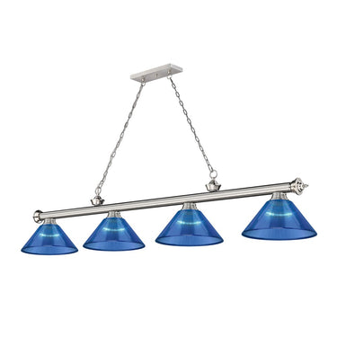 Z-Lite Cordon Four Light Billiard - 2306-4-BILL-ARCSHADE 